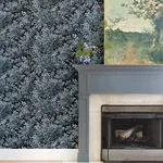 A-Street Prints Greenwood wallpaper, color Dark Blue, SKU 4147-80003
