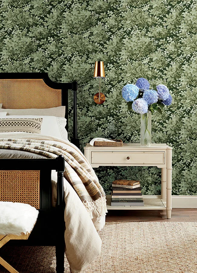 A-Street Prints Greenwood wallpaper, color Dark Green, SKU 4147-80004