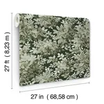A-Street Prints Greenwood wallpaper, color Dark Green, SKU 4147-80004
