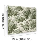 A-Street Prints Greenwood wallpaper, color Moss, SKU 4147-80006
