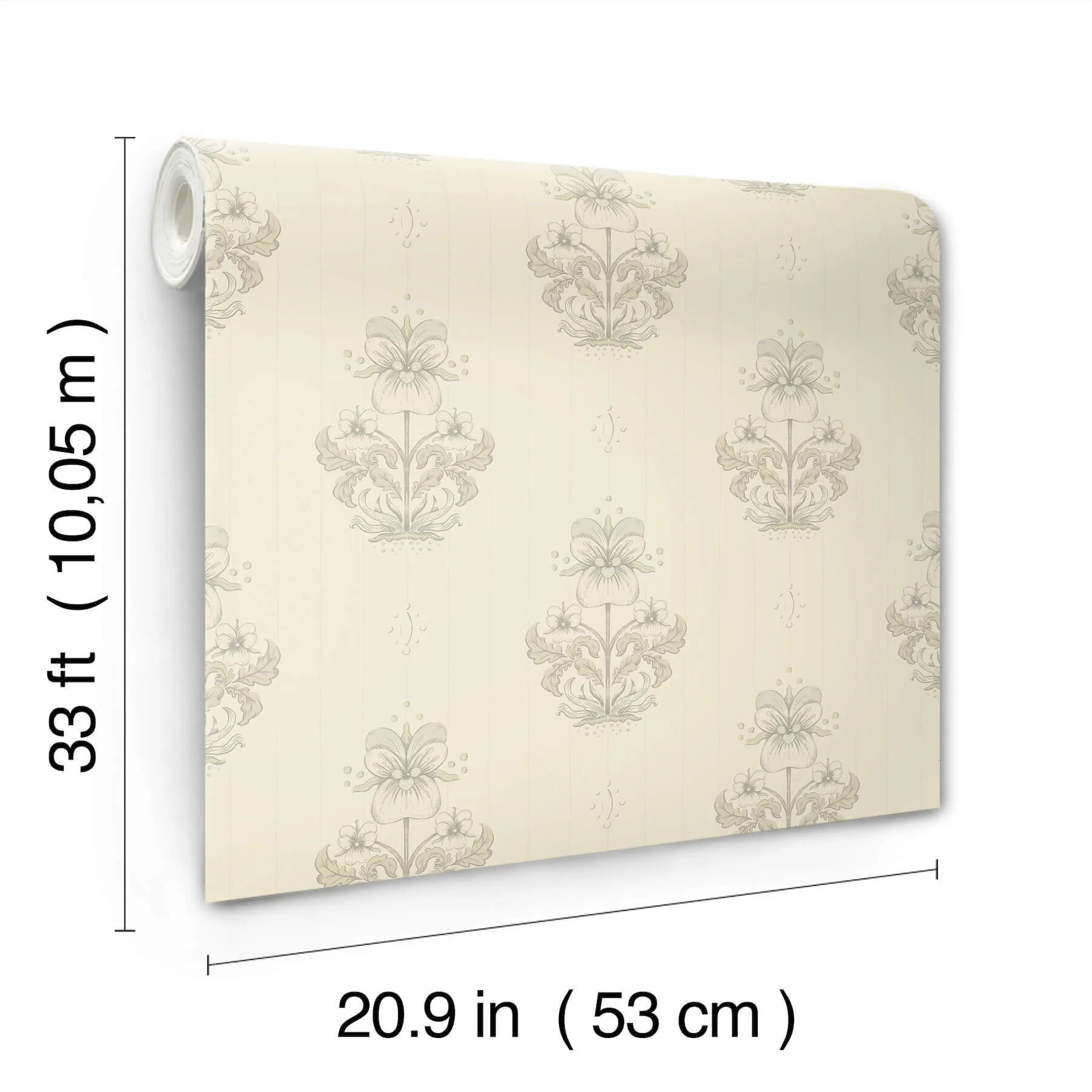 A-Street Prints Gullvie wallpaper, color Cream, SKU 4201-48006