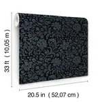 A-Street Prints Hague wallpaper, color Dark Blue, SKU 4173-27626
