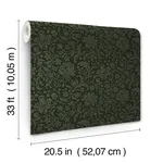 A-Street Prints Hague - Dark Green Wallpaper | Buy Online A-Street Prints Hague wallpaper, color Dark Green, SKU 4173-27628
