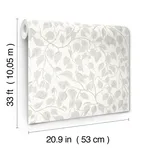 A-Street Prints Hängbjörk - Dove Wallpaper | Buy Online A-Street Prints Hängbjörk wallpaper, color Dove, SKU 4201-20106