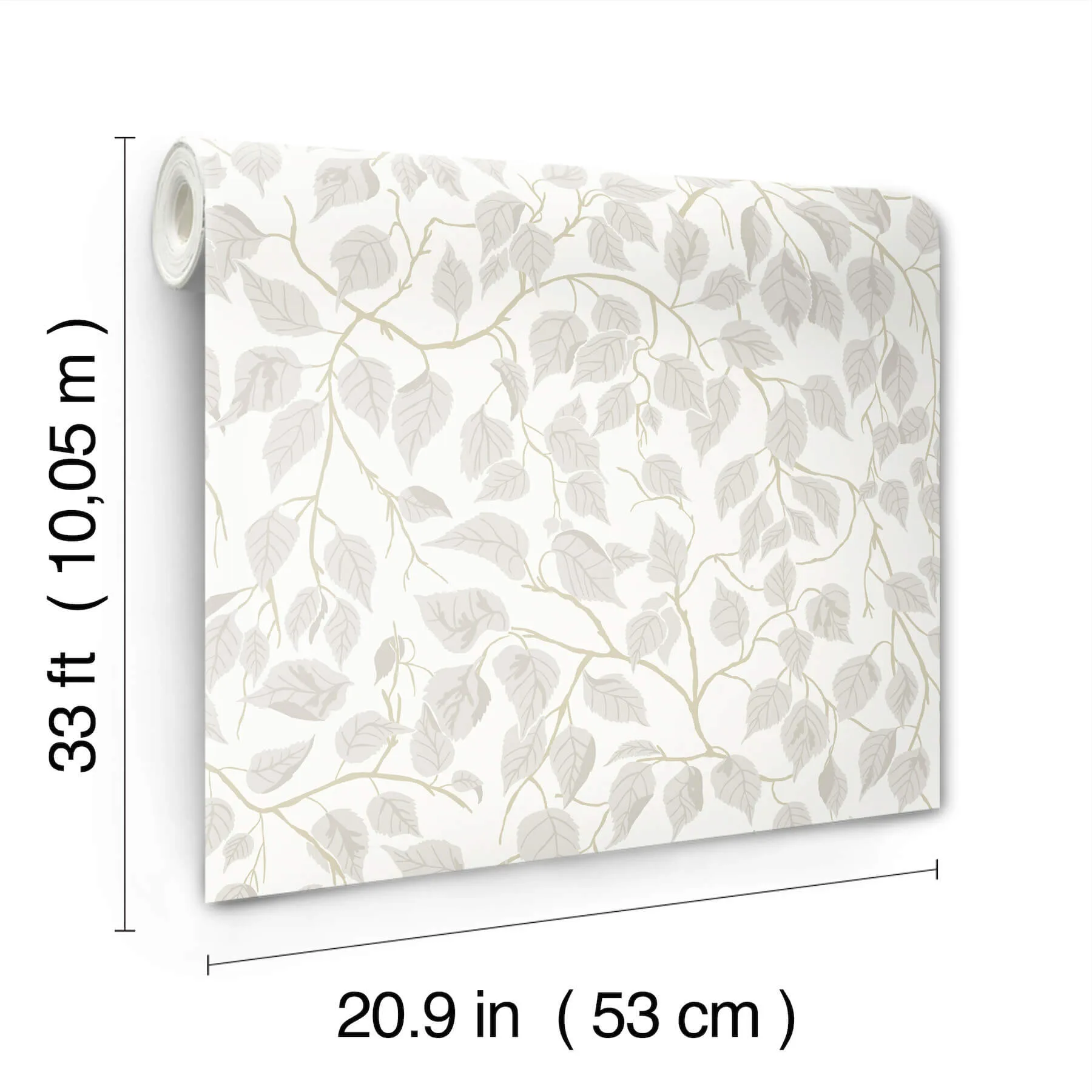 A-Street Prints Hängbjörk - Dove Wallpaper | Buy Online A-Street Prints Hängbjörk wallpaper, color Dove, SKU 4201-20106