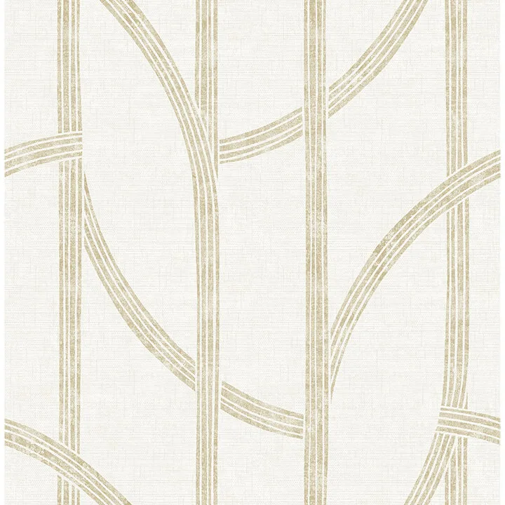 A-Street Prints Harlow wallpaper, color Gold, SKU 4141-27139