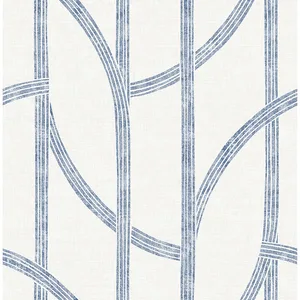 A-Street Prints Harlow wallpaper, color Indigo, SKU 4141-27142