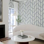 A-Street Prints Harlow - Indigo Wallpaper | Buy Online A-Street Prints Harlow wallpaper, color Indigo, SKU 4141-27142
