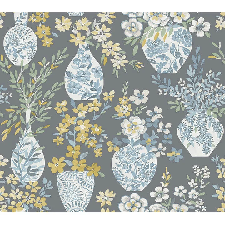 A-Street Prints Harper wallpaper, color Grey, SKU 4120-72003