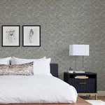 A-Street Prints Helene - Pewter Wallpaper | Buy Online A-Street Prints Helene wallpaper, color Pewter, SKU 4105-86621