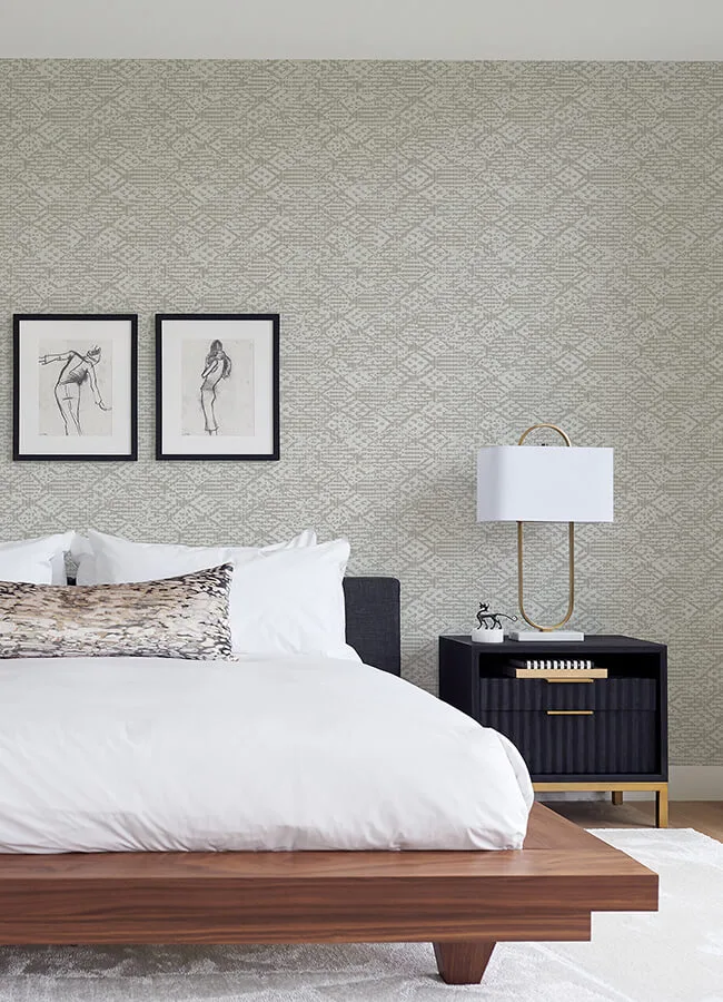 A-Street Prints Helene - Silver Wallpaper | Buy Online A-Street Prints Helene wallpaper, color Silver, SKU 4105-86620