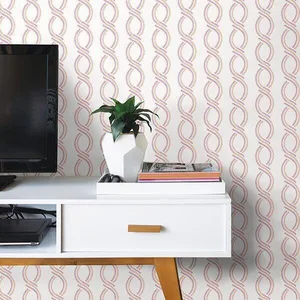 A-Street Prints Helix wallpaper, color Pink, SKU 2697-78063