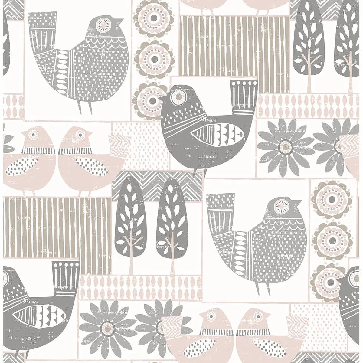A-Street Prints Hennika wallpaper, color Light Pink, SKU 2821-25115