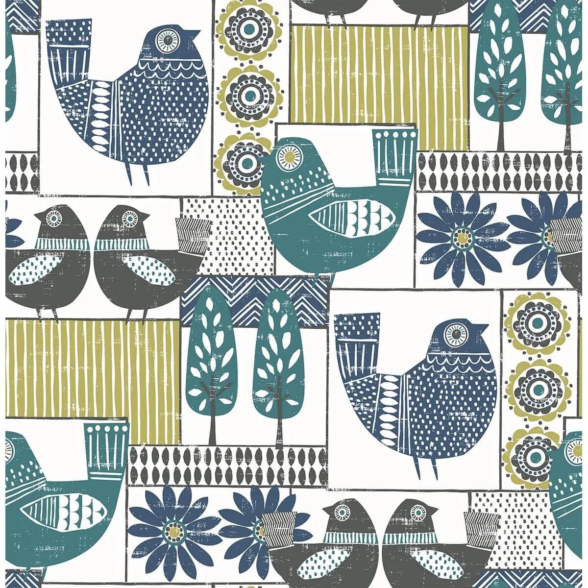 A-Street Prints Hennika wallpaper, color Multicolor, SKU 2821-25114