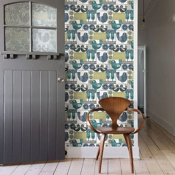 A-Street Prints Hennika wallpaper, color Multicolor, SKU 2821-25114