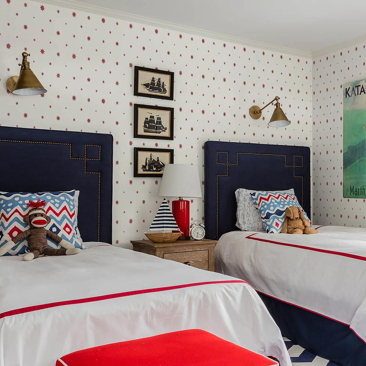 A-Street Prints Henry - Red Wallpaper | Buy Online A-Street Prints Henry wallpaper, color Red, SKU AST4353