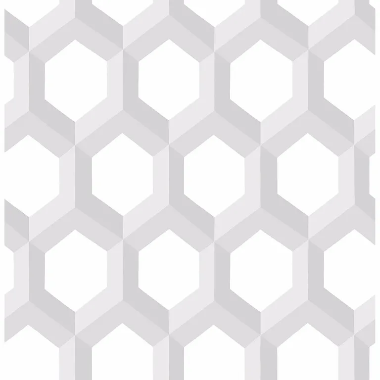 A-Street Prints Hex wallpaper, color Grey, SKU 2716-23840