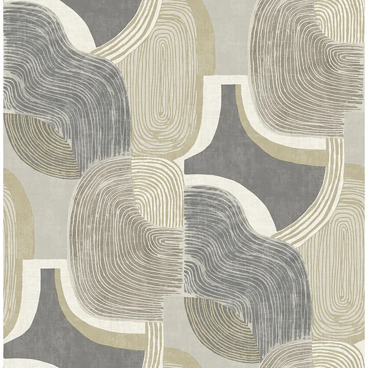 A-Street Prints Hollace wallpaper, color Slate, SKU 4141-27132
