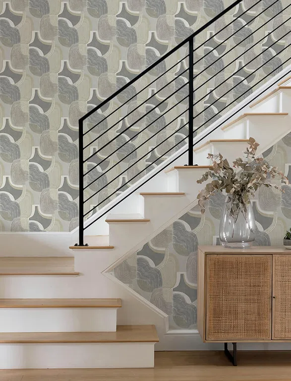 A-Street Prints Hollace wallpaper, color Slate, SKU 4141-27132