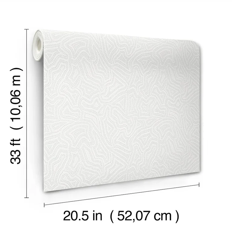 A-Street Prints Hollenback wallpaper, color Pearl, SKU 4155-27345