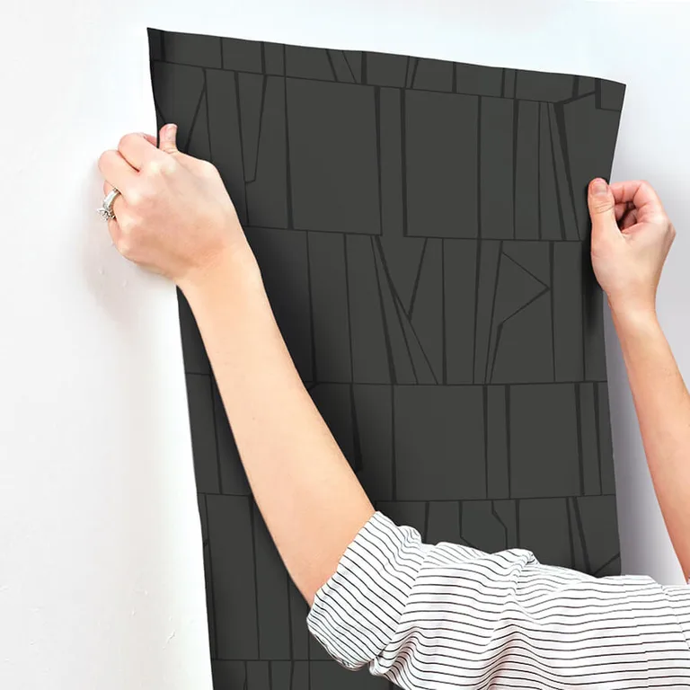 A-Street Prints Huntington wallpaper, color Charcoal, SKU 4155-72820