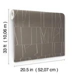 A-Street Prints Huntington wallpaper, color Chocolate, SKU 4155-72822