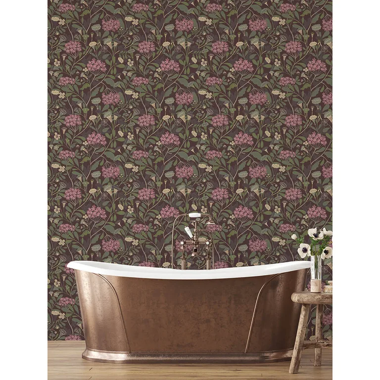 A-Street Prints Hybbe wallpaper, color Purple, SKU 2999-55024