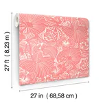 A-Street Prints Idalia - Coral Wallpaper | Buy Online A-Street Prints Idalia wallpaper, color Coral, SKU 4135-72717