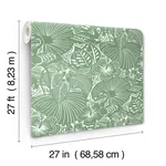 A-Street Prints Idalia - Green Wallpaper | Buy Online A-Street Prints Idalia wallpaper, color Green, SKU 4135-72714