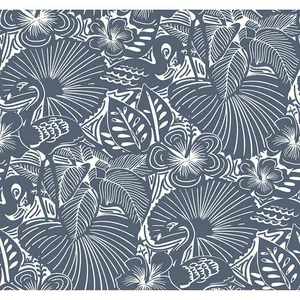 A-Street Prints Idalia wallpaper, color Navy, SKU 4135-72716