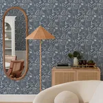 A-Street Prints Idalia wallpaper, color Navy, SKU 4135-72716