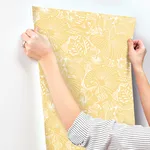 A-Street Prints Idalia - Yellow Wallpaper | Buy Online A-Street Prints Idalia wallpaper, color Yellow, SKU 4135-72715