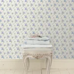 A-Street Prints Ikat Rose - Blue Wallpaper | Buy Online A-Street Prints Ikat Rose wallpaper, color Blue, SKU AST4107