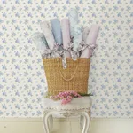 A-Street Prints Ikat Rose - Blue Wallpaper | Buy Online A-Street Prints Ikat Rose wallpaper, color Blue, SKU AST4107