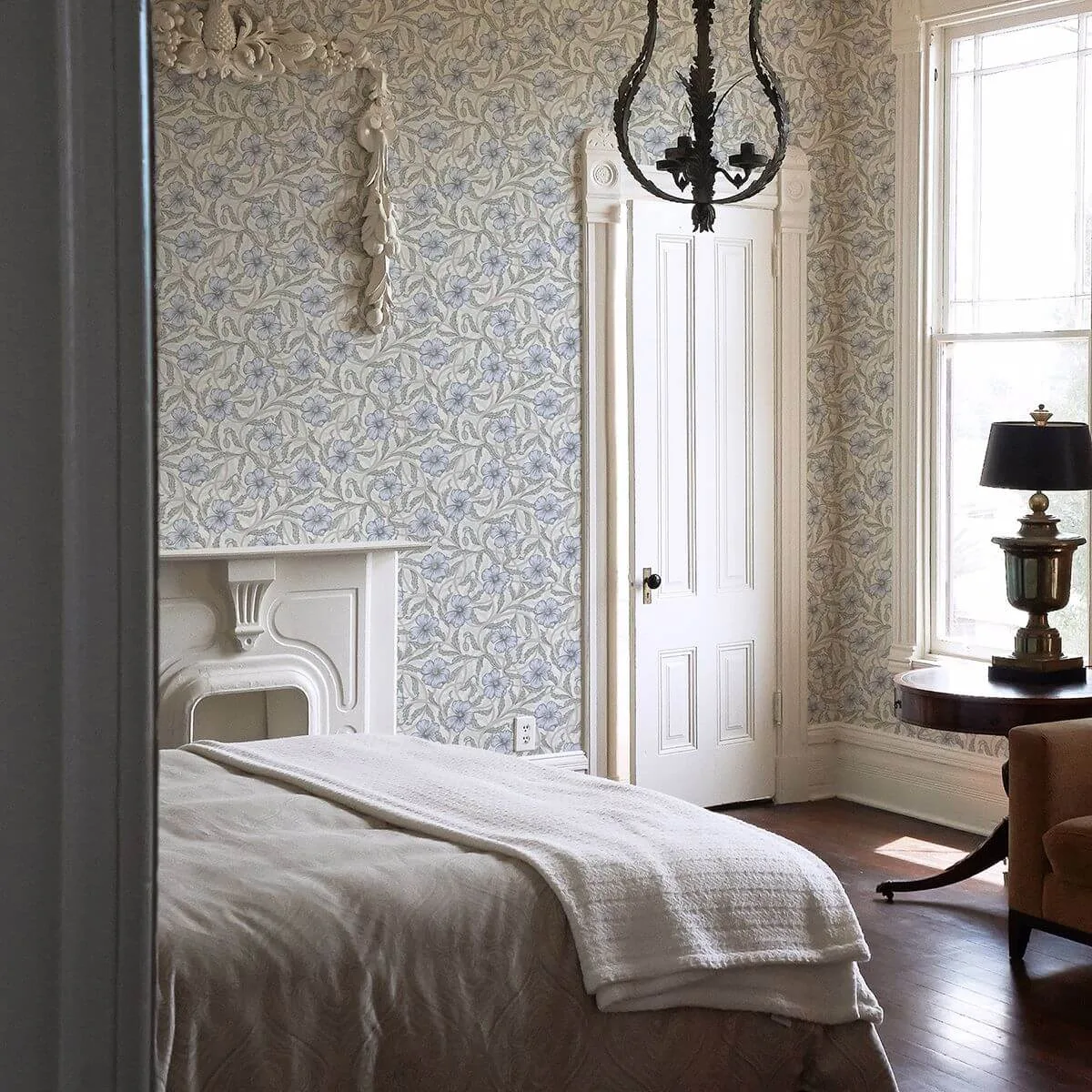 A-Street Prints Imogen wallpaper, color Light Blue, SKU 2948-28027
