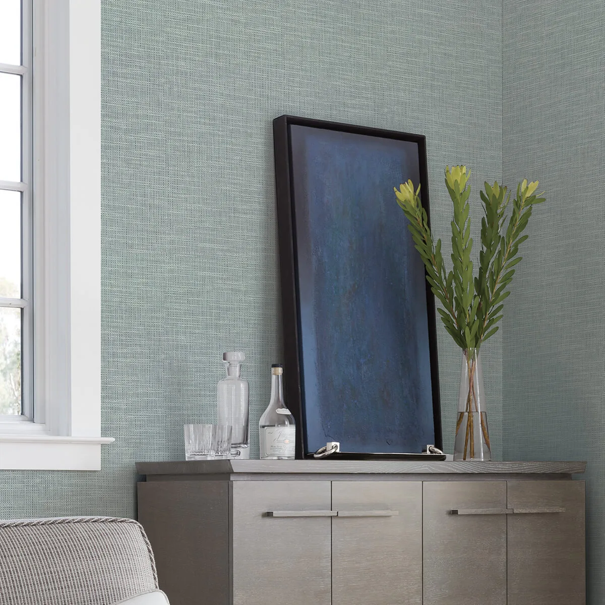 A-Street Prints In The Loop wallpaper, color Sage, SKU 2829-82060
