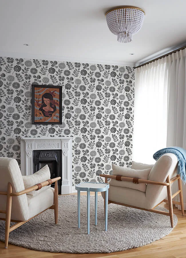 A-Street Prints Inge wallpaper, color Black, SKU 4066-26534