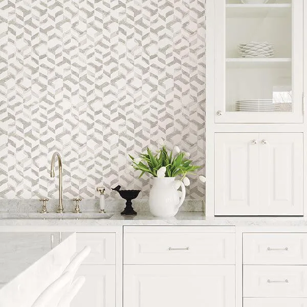 A-Street Prints Instep wallpaper, color Pewter, SKU 2902-25502