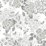 A-Street Prints Irina - Grey Wallpaper | Buy Online A-Street Prints Irina wallpaper, color Grey, SKU 4081-26303