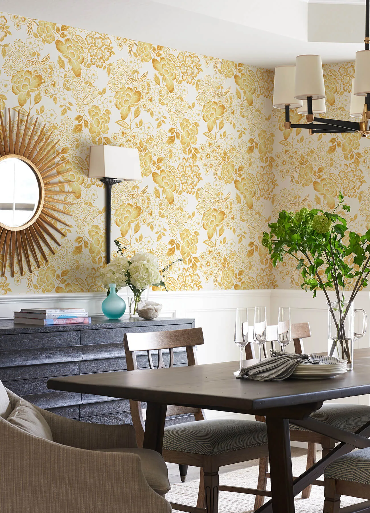 A-Street Prints Irina wallpaper, color Yellow, SKU 4081-26302