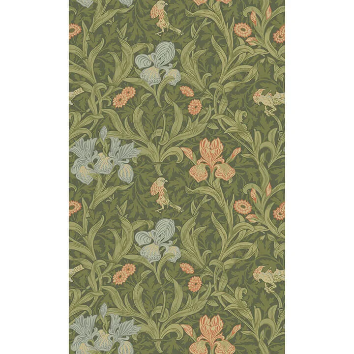 A-Street Prints Iris wallpaper, color Green, SKU 4171-82050