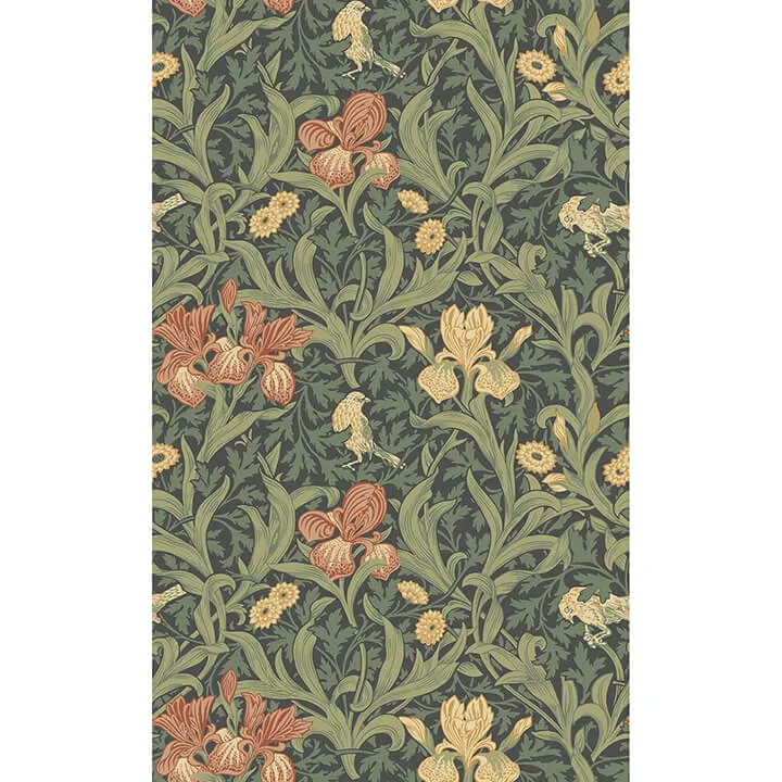 A-Street Prints Iris wallpaper, color Navy, SKU 4171-82051