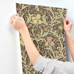 A-Street Prints Iris - Plum Wallpaper | Buy Online A-Street Prints Iris wallpaper, color Plum, SKU 4171-82052