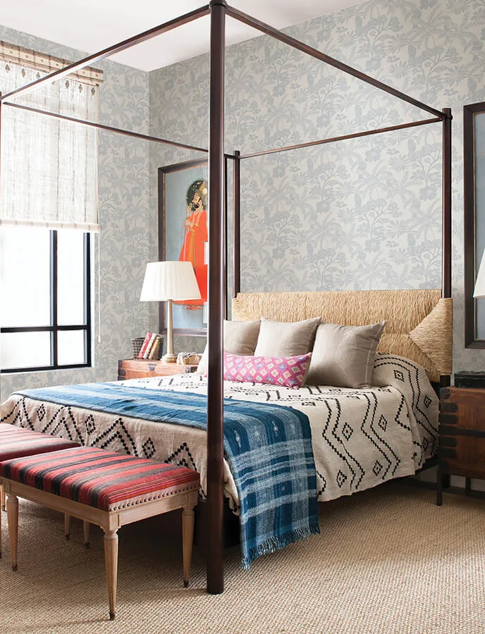 A-Street Prints Jacaranda wallpaper, color Light Blue, SKU 4146-27245