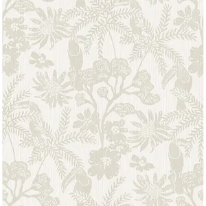 A-Street Prints Jacaranda wallpaper, color Taupe, SKU 4146-27246