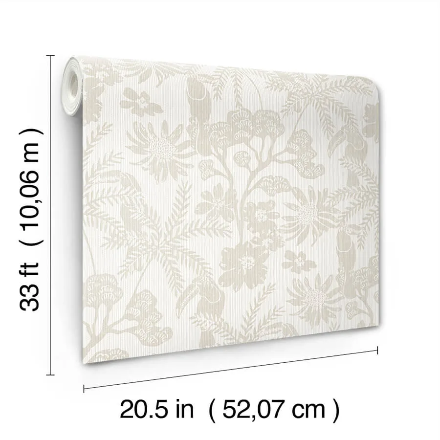 A-Street Prints Jacaranda - Taupe Wallpaper | Buy Online A-Street Prints Jacaranda wallpaper, color Taupe, SKU 4146-27246