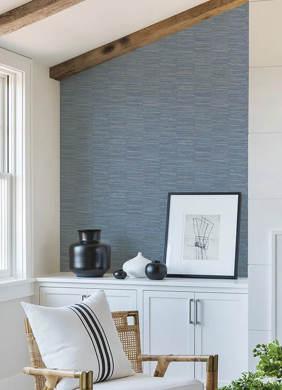 A-Street Prints Jenga wallpaper, color Blue, SKU 2988-70602