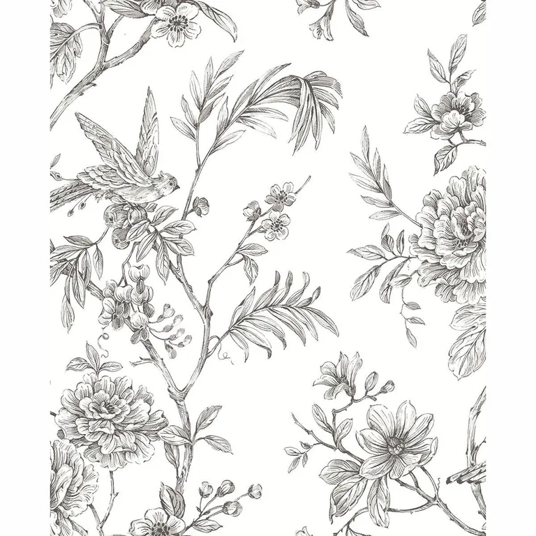 A-Street Prints Jessamine wallpaper, color Grey, SKU 2763-24237