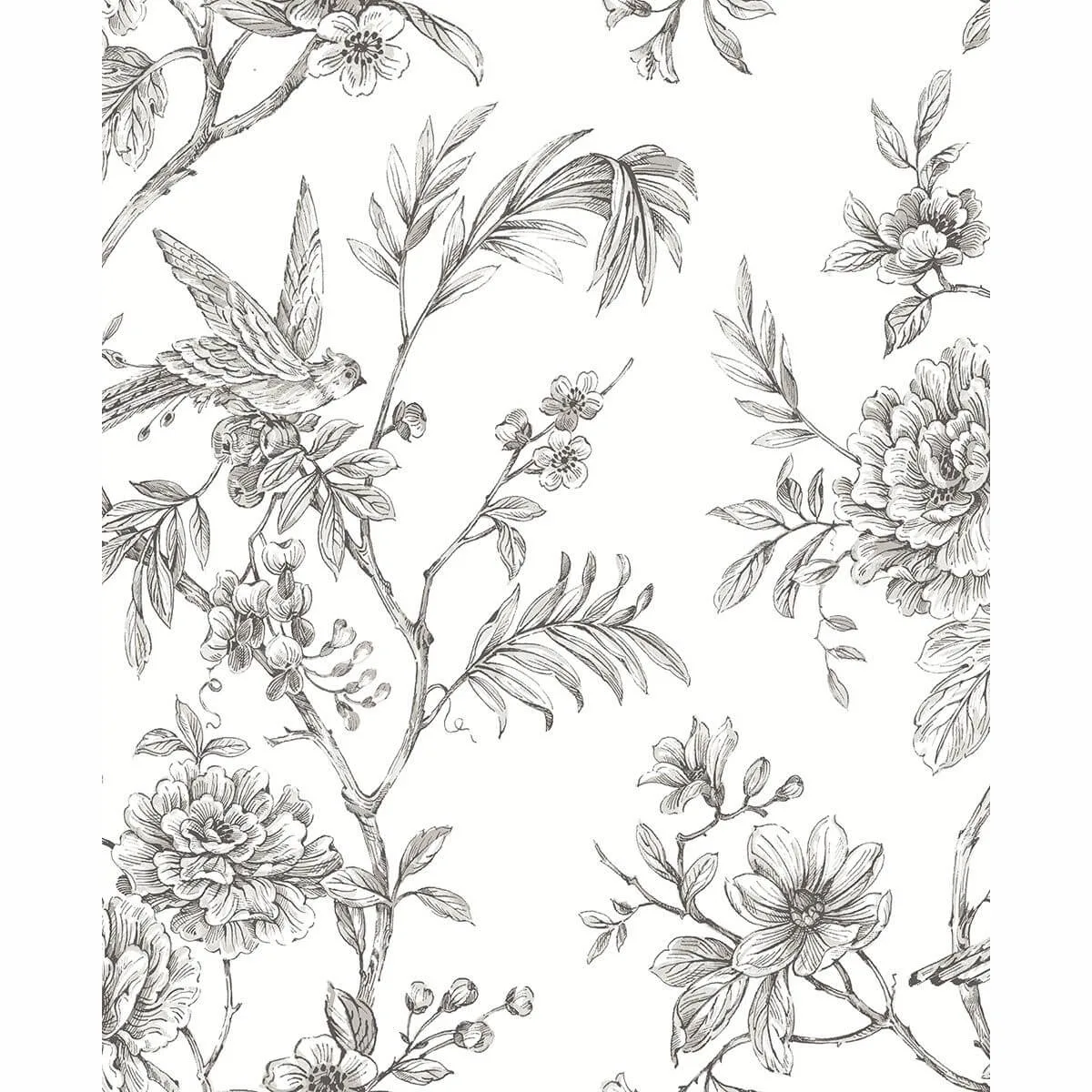 A-Street Prints Jessamine wallpaper, color Grey, SKU 2763-24237