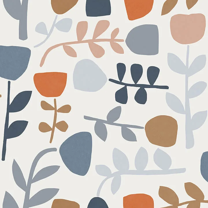 A-Street Prints Juni wallpaper, color Orange, SKU 4066-26535
